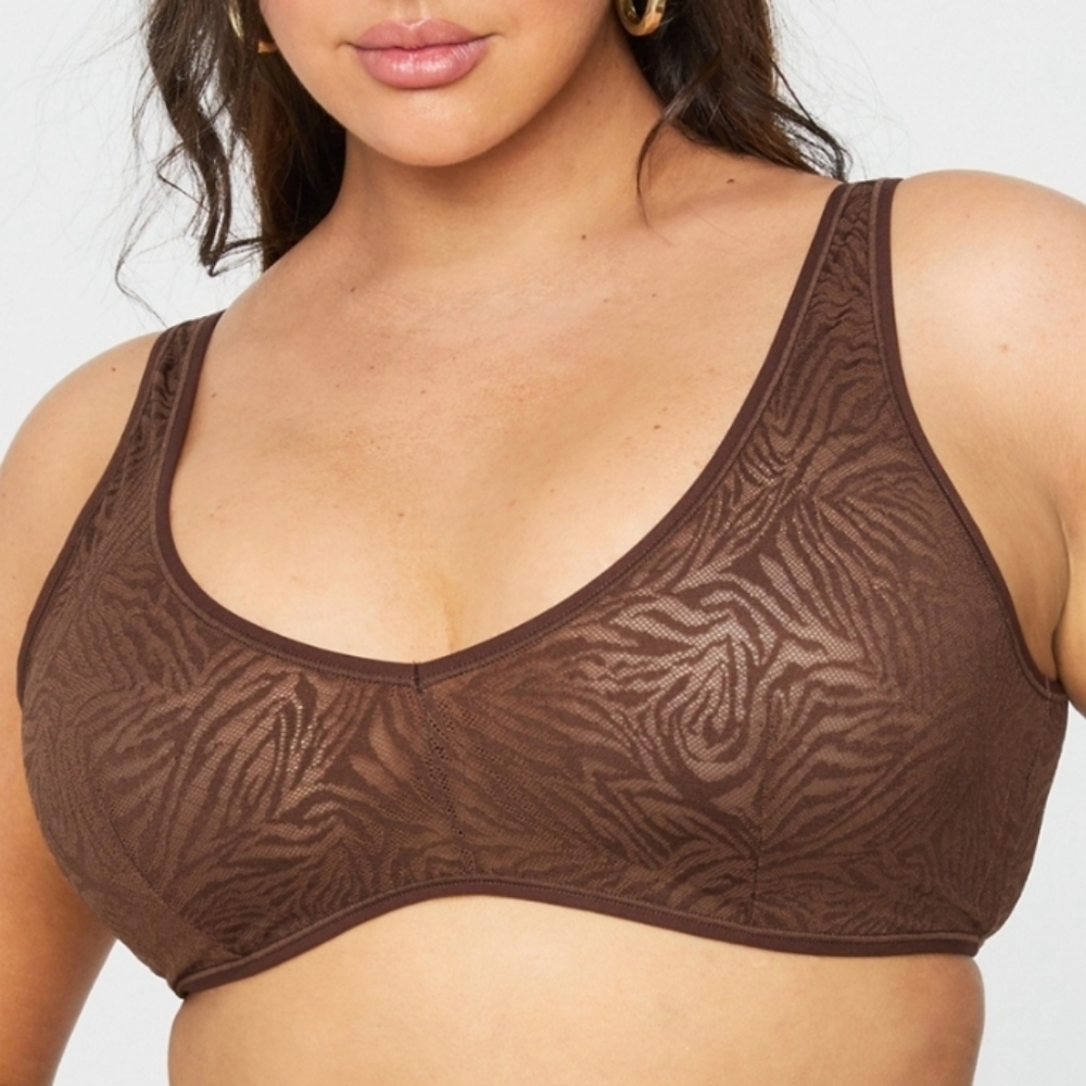 Bundle Of 3 Yitty Hot Mesh Plunge/Scoop Bralettes